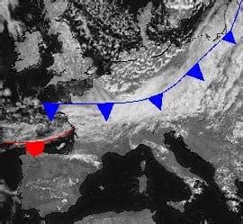 Sciabolata d aria artica la parte avanzata del fronte già addossata