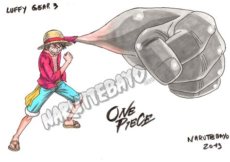 luffy gear 3 by Naruttebayo67 on DeviantArt