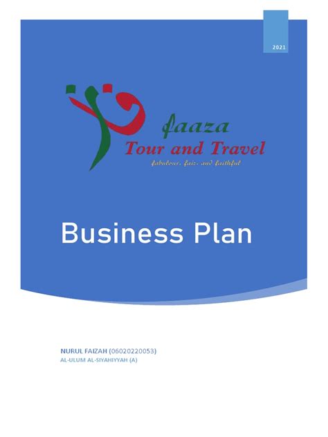 Tugas Masterplan Biro Tour And Travel Nurul Faizah 06020220053 Pdf