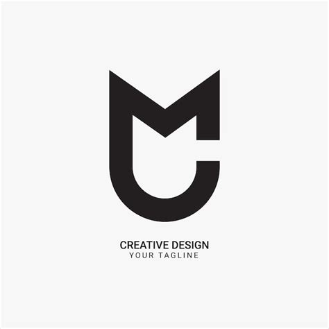 Creativo Cm O Mc Monograma Inicial Marca Moderna Diseño De Logotipo único Y Elegante Vector