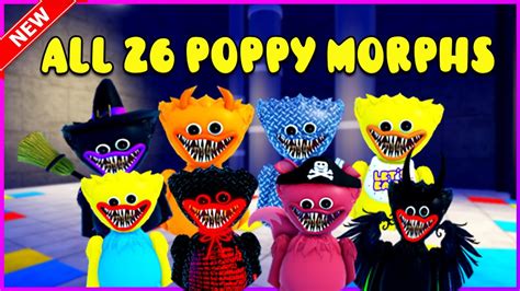 Find The Poppy Playtime Morphs How To Find ALL 26 MORPHS ROBLOX