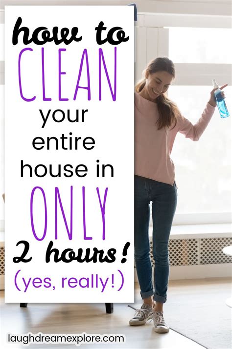 Here Is Exactly How To Clean The House In Only 2 Hours Deep Cleaning House House Cleaning