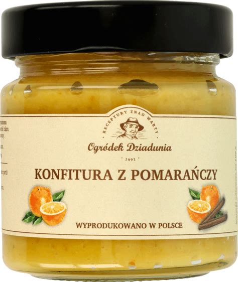 OGRÓDEK DZIADUNIA konfitura z pomarańczy 210g Drogeria Rossmann pl