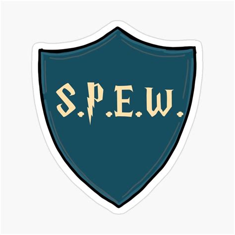 Harry P. Wizarding S.P.E.W Sticker by Molski | Coloring stickers ...