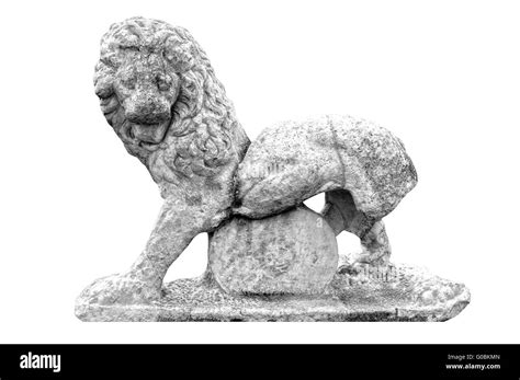 Symbole Du Lion Blanc Banque Dimages Détourées Alamy