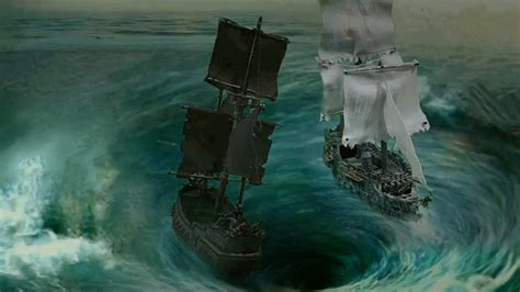 The Black Pearl Vs The Flying Dutchman VFX Test YouTube