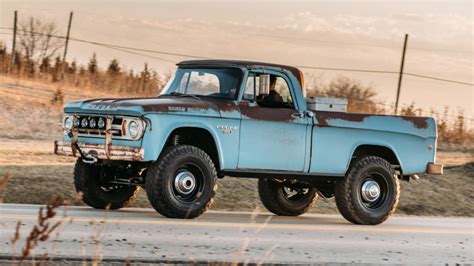 Hellcat Swapped 68 Dodge Power Wagon Restomod Is A Throwback Ram Trx With Perfect Patina