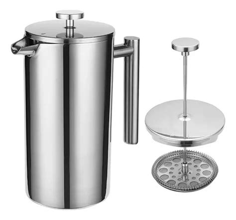 Cafetera T Rmica De Acero Inoxidable French Press Cuotas Sin Inter S