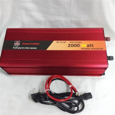 Jual Power Inverter 2000 Watt 24v PURE SINE WAVE CHARGER 20A