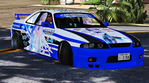 Nissan GTR R33 Itasha Livery GTA 5 Mods