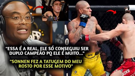 REVELOU MOTIVO Anderson Silva REAGE Ao NOCAUTE De Alex Poatan Sobre