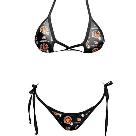 Clara Top Aspen Bottom Cincinnati Bengals Thong Bikini Or Etsy