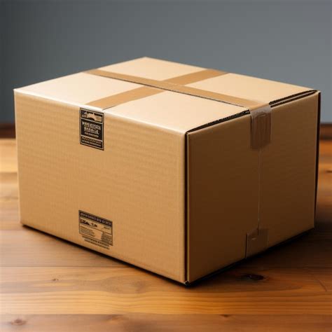 Premium Photo Secure Packaging Cardboard Delivery Box Sealed For Safe