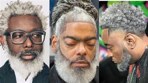 Salt And Pepper Hairstyles For African American Older Men - YouTube