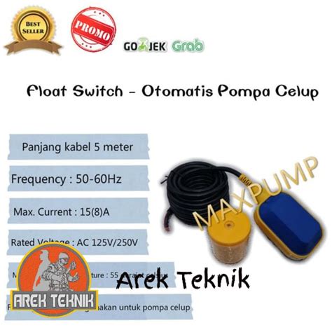 Jual MESIN POMPA AIR WATER MPA216 FLOAT SWITCH 5 MTR KABEL OTOMATIS