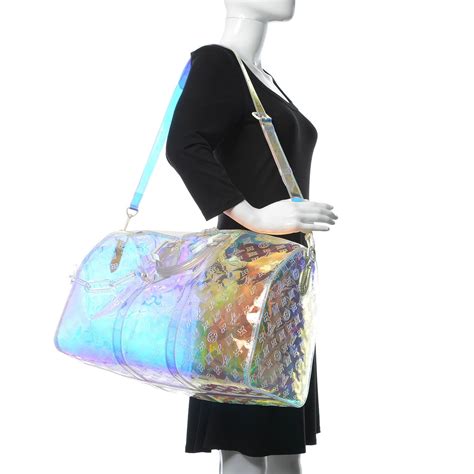 Louis Vuitton Prism Keepall Monogram Bandouliere Iridescent