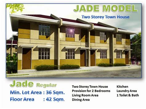 Invest A House And Lot In The Philippines Preselling Townhouse In Jade