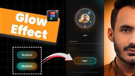 Glow Effect In Figma With Hover Figma Youtube