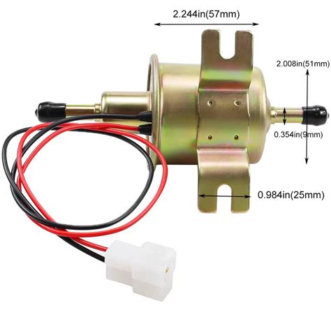 Electric Fuel Pump 12v Universal Low Pressure 12 Volt Transfer Inline Fuel Pump