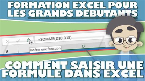 D Couvrir Imagen Creer Une Formule Sous Excel Fr Thptnganamst Edu Vn