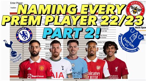 Asmr Can I Name Every Premier League Player Part Keyboard