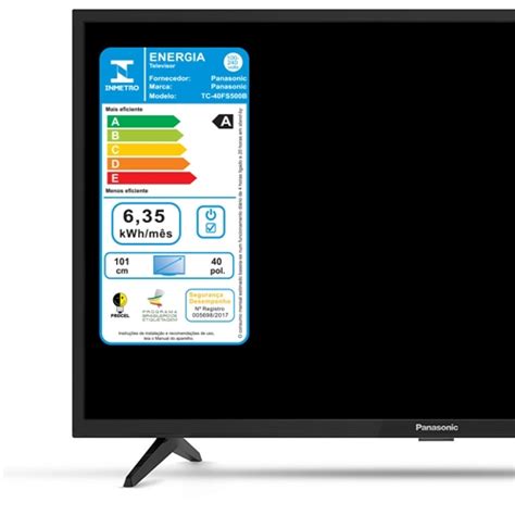 Smart TV Panasonic 40 Wi Fi USB TC 40FS500B