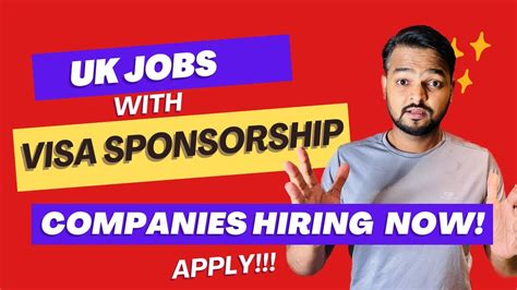 How To Get Visa Sponsorship Jobs In Uk Uk Work Permit Uk Work Visa