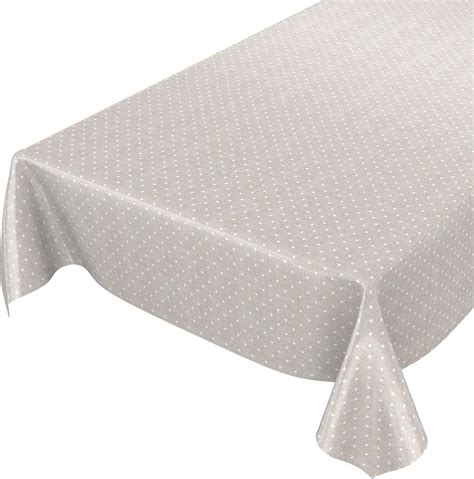 Anro Nappe En Toile Cir E Aspect Lin Gris X Cm Amazon Fr