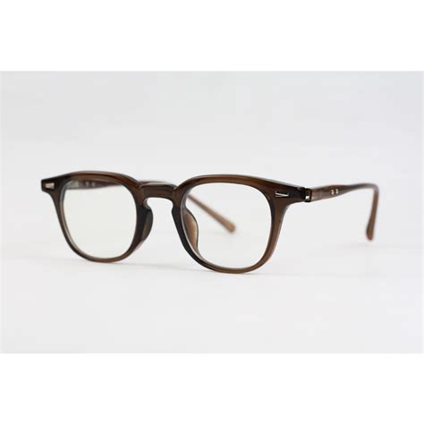 Moscot 7156 Brown Acetate Blue Cut Square Eyewear Get Me