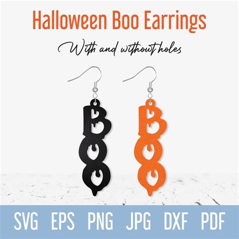 Leather Halloween Earrings Etsy