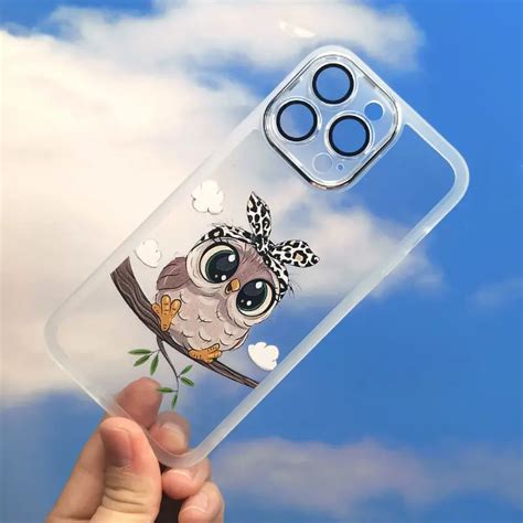 Cute Owl Pattern Meiyan Electroplating Phone Case Best Fall Prevention Cell Phone Cases