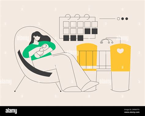 Maternity Leave Abstract Concept Vector Illustration Stock Vector Image And Art Alamy