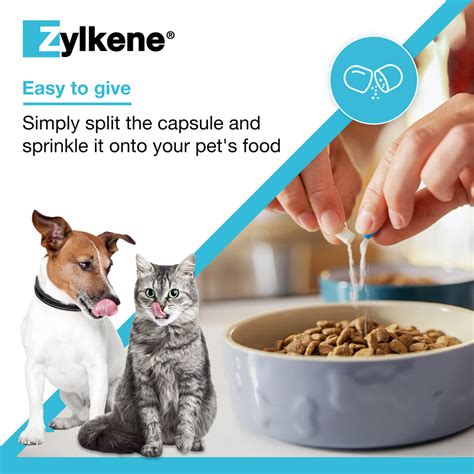 Zylkene Calming Supplement For Cats And Dogs Up To 10kg 75mg