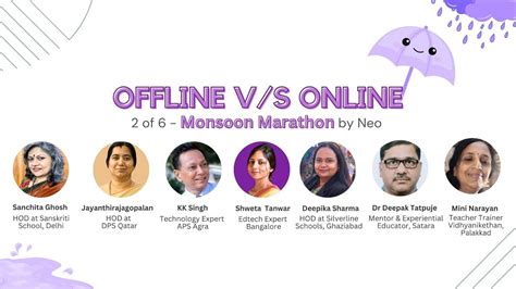 Offline Vs Online Delivery Monsoon Marathon Session Youtube