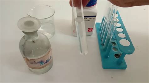 Chemistry Demo Precipitation Reaction Between Silver Nitrate And Sodium Chloride Youtube