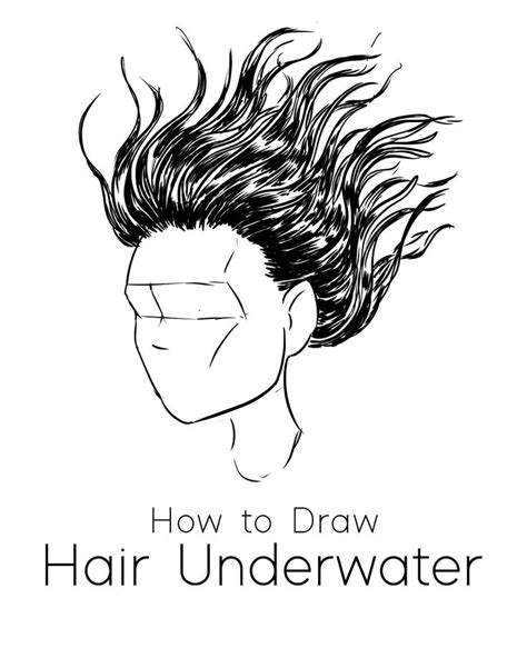 How To Draw Hair Underwater — Jeyram Art How To Draw Hair Underwater