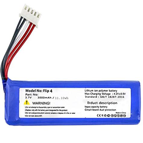 Erstatning 3000 Mah Li Polymer Batteri Gsp 872693 Grandado