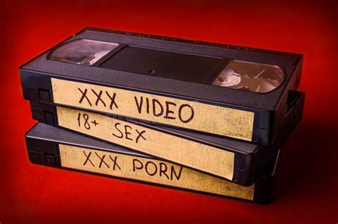 Cintas De Vídeo Viejas VHS Con Las Películas Pornográficas Películas