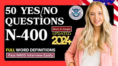 New Us Citizenship Interview N Yes No Questions