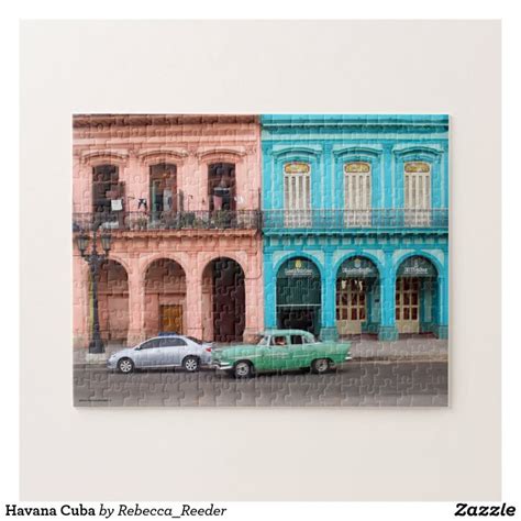 Havana Cuba Jigsaw Puzzle Zazzle Havana Cuba Cuba Cuban Architecture