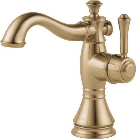 Delta Faucet Saylor Single Hole Bathroom Faucet Gold Bathroom Faucet Single Handle Bathroom