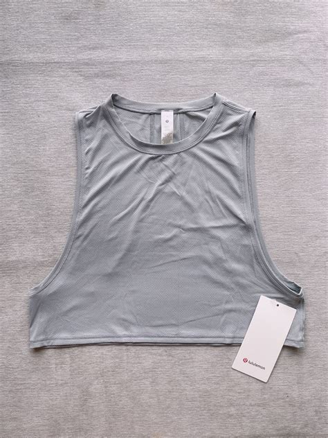 Lululemon Muscle Love Crop Tank Womens Fashion Activewear On Carousell