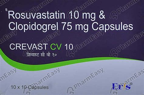 Crevast Cv 10mg Strip Of 10 Capsules Uses Side Effects Price