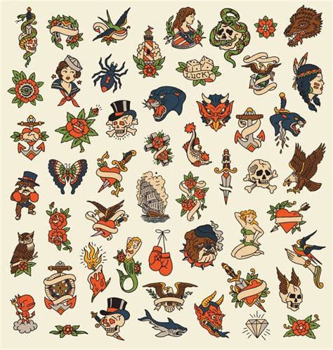 Tattoo Flash Information Guide All You Need To Know Traditional