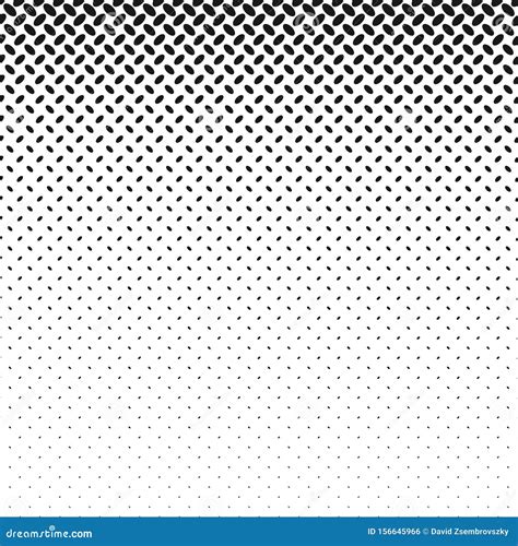 Monochrome Geometrical Halftone Diagonal Ellipse Pattern Background