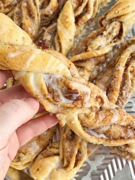 Maple Pecan Crescent Cinnamon Twists These Quick And Easy 20 Minute