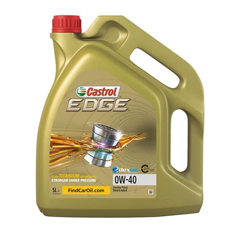 Huile Moteur Castrol Edge C3 Essencediesel 0w40 5l Feu Vert