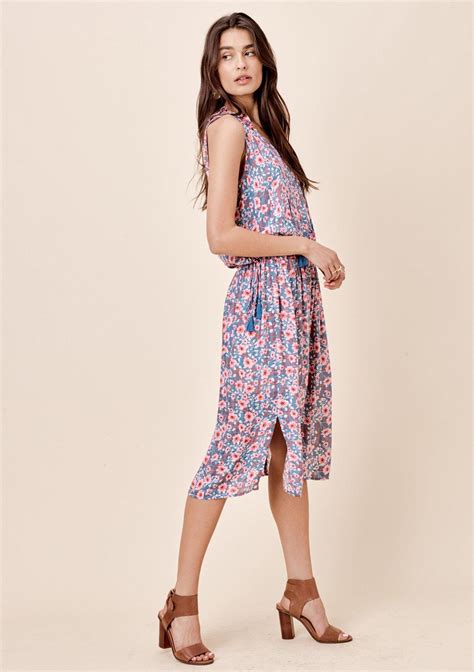 Sleeveless Boho Mini Floral Dress Lovestitch