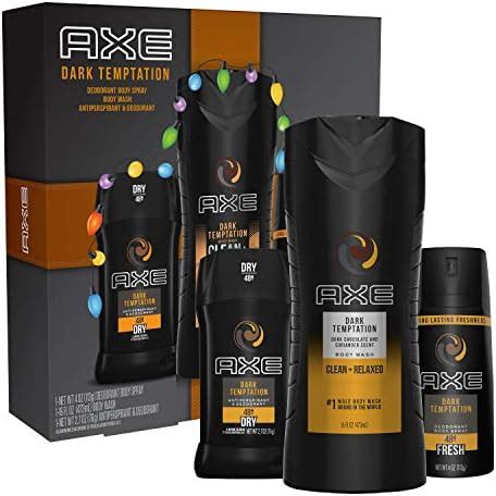 AXE Dark Temptation Holiday Gift Set With Body Spray Antiperspirant