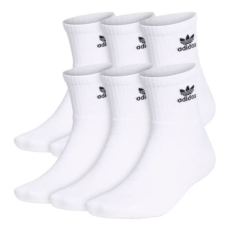 Adidas Originals Womens Trefoil Quarter Socks 6 Pack Sportchek